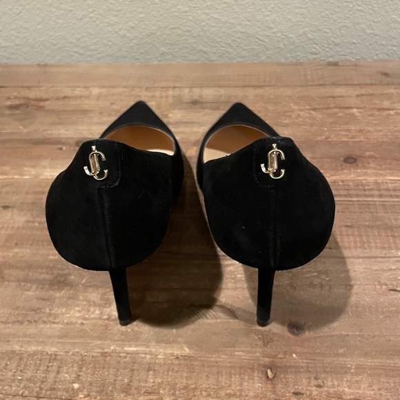 Jimmy Choo Black Love 85 Suede Pumps - 38.5 - Picture 8 of 14